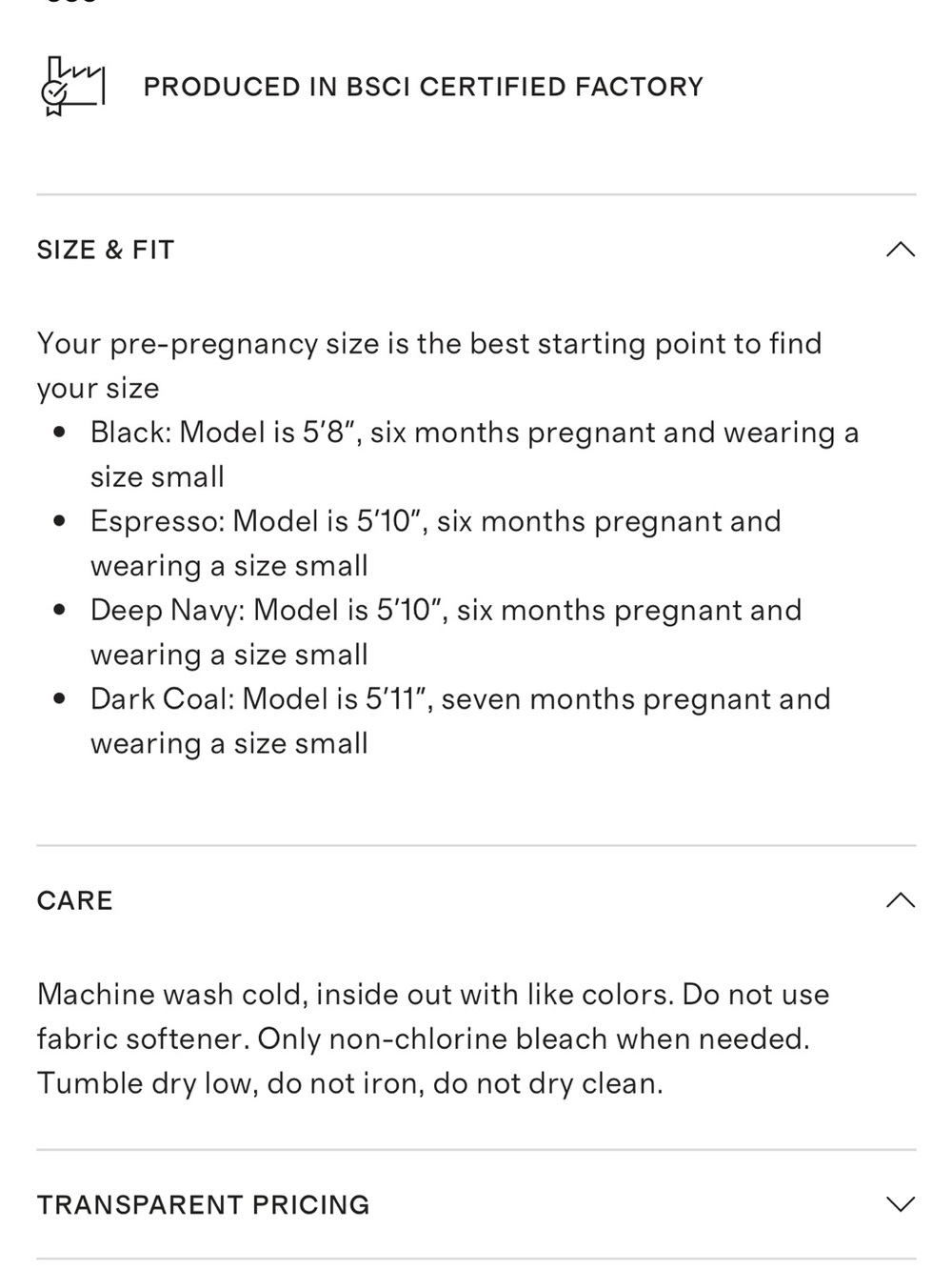 Quince Ultra-Form Maternity Pocket Leggings - Espresso Dark Brown Sz M - Picture 10 of 13